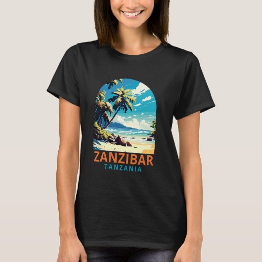 Zanzibar Reisen Erlebnis Ausflug nach Sansibar T-Shirt (Vorderseite)