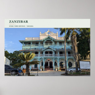 Zanzibar Stone Town Kulturerbe Poster
