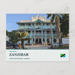 Zanzibar Stone Town Kulturerbe Postkarte