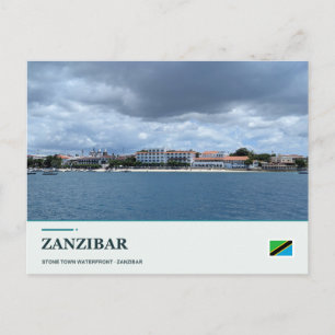 Zanzibar Stone Town Wasserfront Postkarte