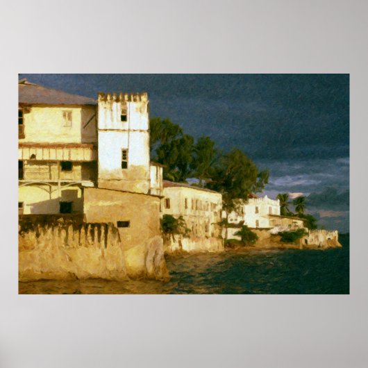 Zanzibar Storm Clouds Poster (Vorne)