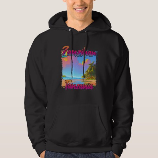 Zanzibar Sunset Hoodie (Vorderseite)