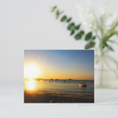 Zanzibar Sunset Postkarte (Stehend Vorderseite)