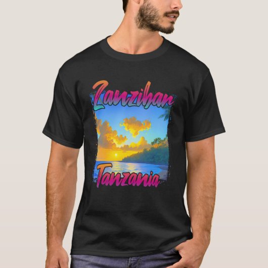 Zanzibar Sunset T-Shirt (Vorderseite)