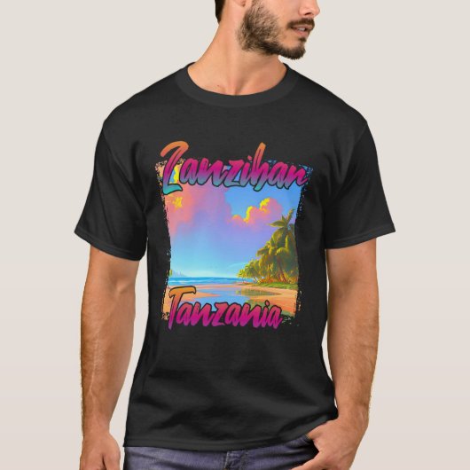 Zanzibar Sunset T-Shirt (Vorderseite)
