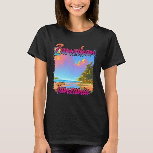 Zanzibar Sunset T-Shirt (Vorderseite)