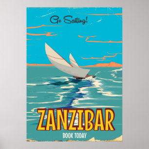 Zanzibar-Vintage-Poster Poster