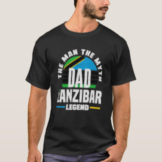 Zanzibar Zanzibari Sansibar Tag der Flaggenflaggen T-Shirt