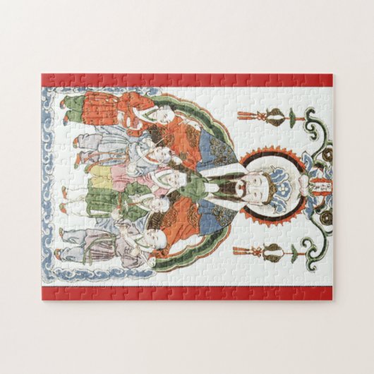 Zao Jun Chinese Kitchen god puzzle (Horizontal)