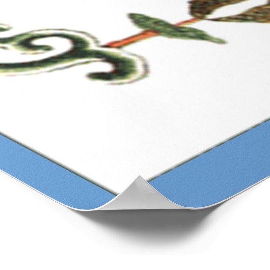 Zao Jun Chinesisch Küche Gott Poster (Ecke)