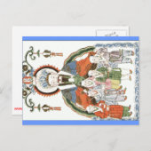 Zao Jun Chinesisch Küche Gott Postkarte (Vorne/Hinten)