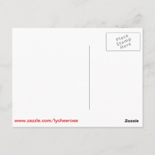 Zao Jun Chinesisch Küche Gott Postkarte (Rückseite)