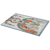 Zao Jun Chinesisch Küche Gott Schneide-Board Schneidebrett (Ecke)