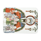 Zao Jun Chinesischer Küchengott Foto Magnet (Horizontal)