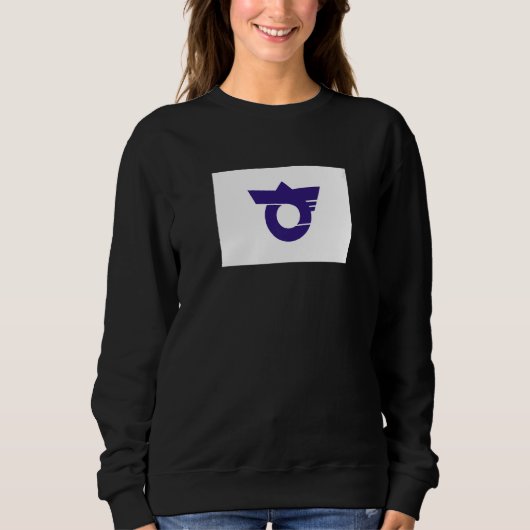 Zao Miyagi Japan Flagge Sweatshirt (Vorderseite)