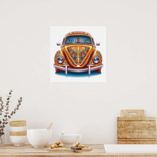 Zap and Roll: Die Herbie fährt auf der elektrische Poster (Küche)