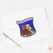 ZAP-Blatt 6 Runder Aufkleber (Umschlag)