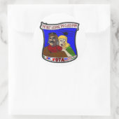 ZAP-Blatt 6 Runder Aufkleber (Tasche)