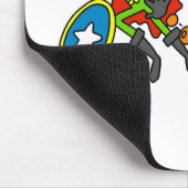 ZAP Boy Held Mousepad (Ecke)