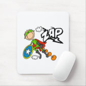 ZAP Boy Held Mousepad (Mit Mouse)