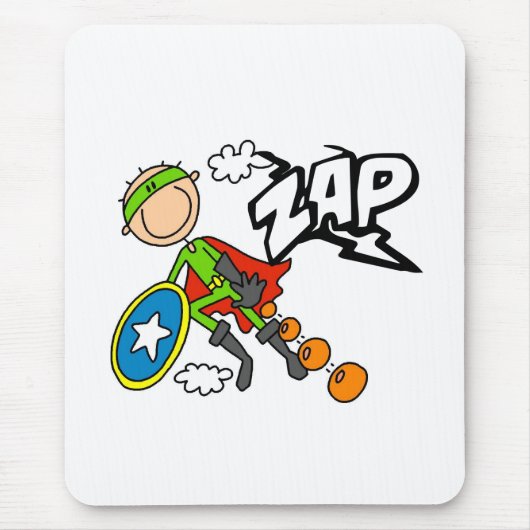 ZAP Boy Held Mousepad (Vorne)