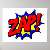 ZAP Comic Book Style Poster (Vorne)