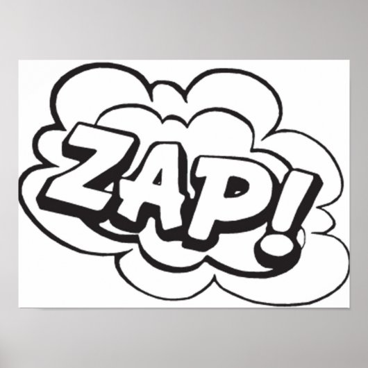 ZAP Comic Buchtitel Poster (Vorne)