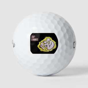 Zap Comic Golfball