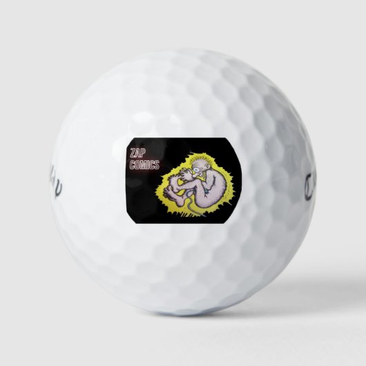 Zap Comic Golfball (Vorderseite)