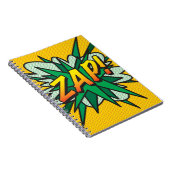 ZAP Fun Retro Comic Book Notizblock (Rechte Seite)