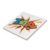 ZAP Fun Retro-Comic-Book-Pop-Art Fliese (Seite)