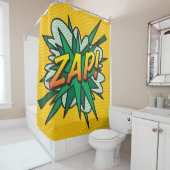 ZAP Fun Retro Comic Book Pop Duschvorhang (Beispiel)