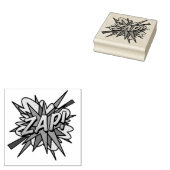 ZAP Fun Retro Comic Pop Kunst, Dichtung und Musik Gummistempel (Stempel)