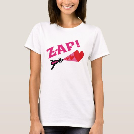Zap Herzen T-Shirt (Vorderseite)