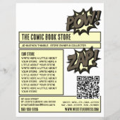 Zap & Pow - Comic Book Store/Collector Flyer (Vorne)