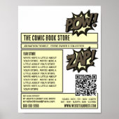 Zap & Pow - Comic Book Store/Collector Poster (Vorne)