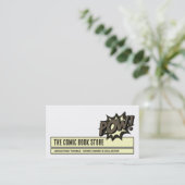 Zap & Pow - Comic Book Store/Collector Visitenkarte (Stehend Vorderseite)