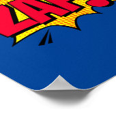 Zap! Retro-Pop-Kunstexplosion Poster (Ecke)