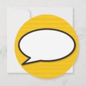 ZAP Save the Date Spaß Retro Comic Pop Kunst (Rückseite)