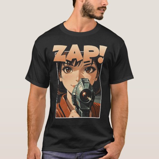 Zap! Vintage Anime T-Shirt (Vorderseite)