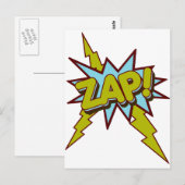 Zap, Zing, Peng! Postkarte (Vorne/Hinten)