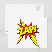 Zap, Zing, Peng! Postkarte (Vorne/Hinten)