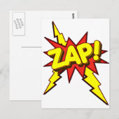 Zap, Zing, Peng! Postkarte (Vorne/Hinten)