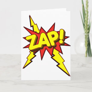 Zap, Zing, Pow! Karte