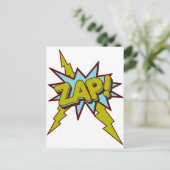 Zap, Zing, Pow! Postkarte (Stehend Vorderseite)