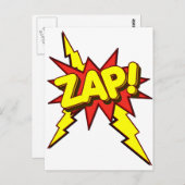 Zap, Zing, Pow! Postkarte (Vorne/Hinten)