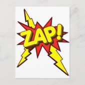 Zap, Zing, Pow! Postkarte (Vorderseite)