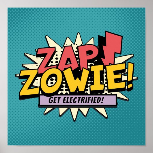 ZAP! ZOWIE! Elektrisiert euch! Poster (Vorne)