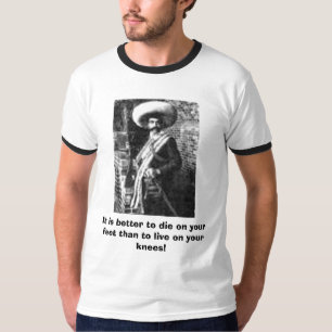 Zapata, der berühmt ist, ist es zu die auf Ihren T-Shirt