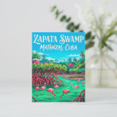 Zapata-Sumpf Kuba Postkarte (Stehend Vorderseite)